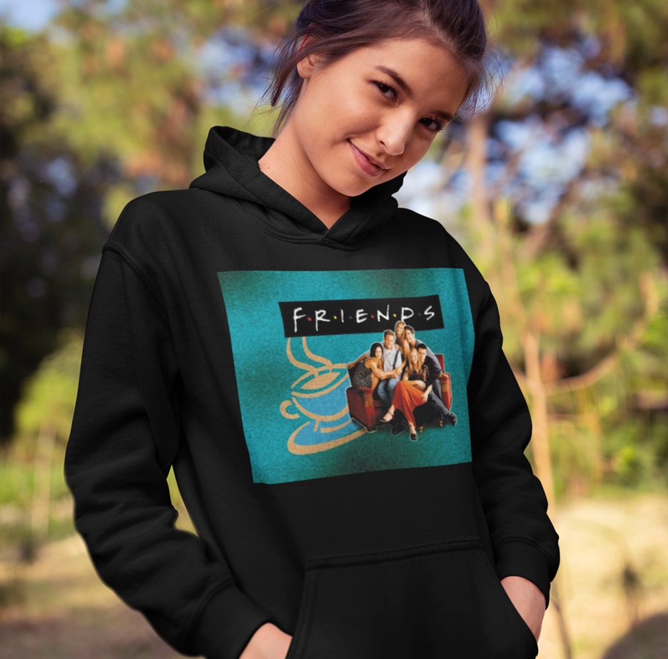 friends couch hoodie
