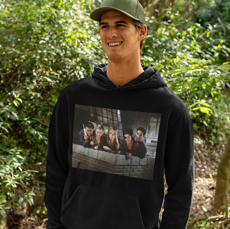 TV Friends "The Gang with Joey on the phone" Hoodie